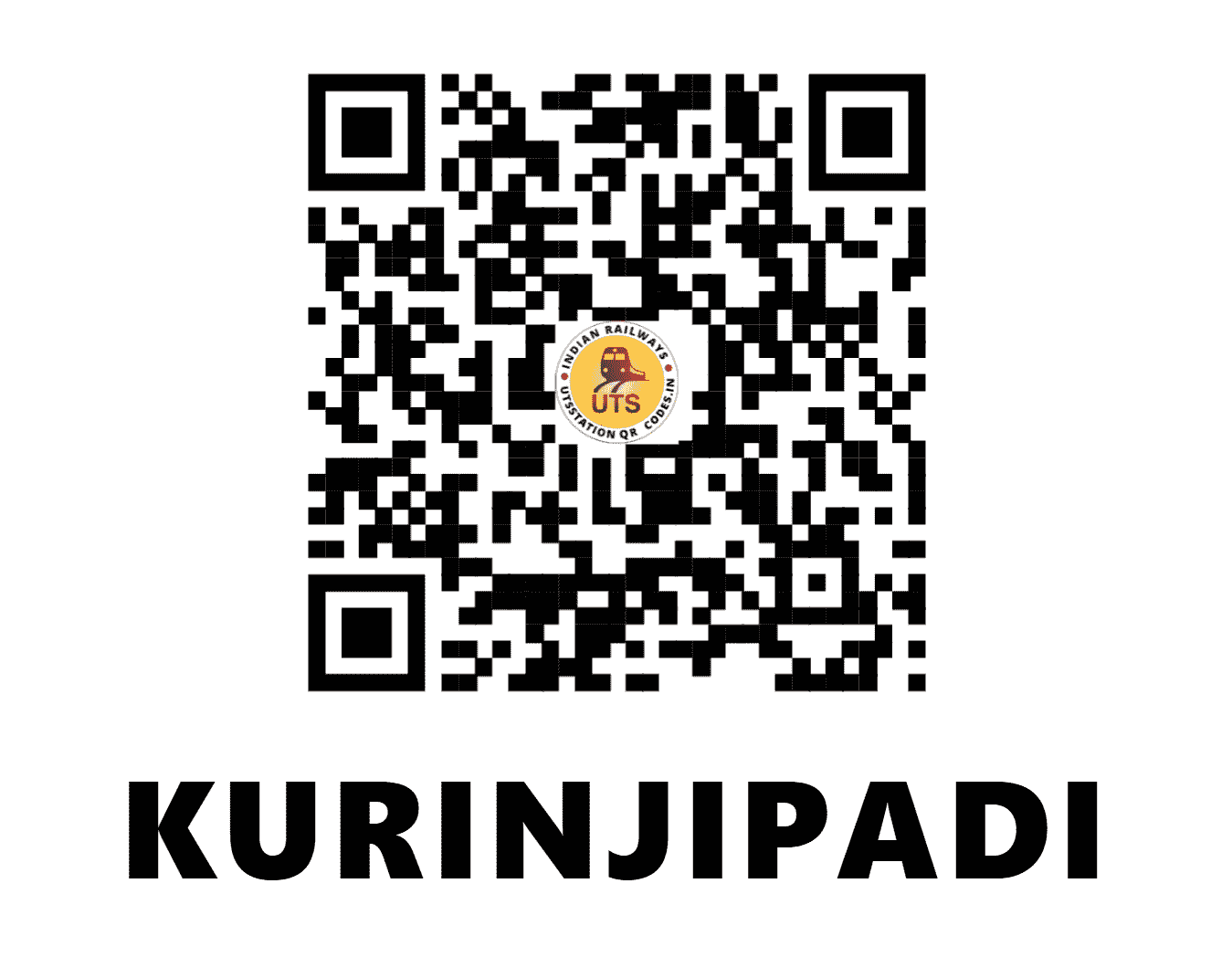 UTS QR Code for KURINJIPADI - KJPD - SR (TAMIL NADU)